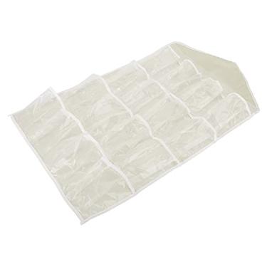 Imagem de GLOGLOW Saco de Armazenamento/organizador de Bolsa de Armazenamento, Poliéster Com 16 Bolsos, à Prova d'água sobre a Porta para Quarto, Banheiro, Armário de Parede de 28,3 X 16,5 Polegadas (Bege)