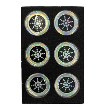 Imagem de Generic Adesivos Bloqueador Chip Neutralizar Proteção Escudo para Celulares e Dispositivos Eletrônicos WiFi 5G Tablets Laptops Computadores Monitores TV (6 Peças, Prata)