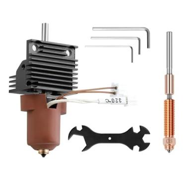 Imagem de Kit hotend para impressora 3D, compatível com Creality K1C/K1 Max, bloco de aquecimento cerâmico de troca rápida com bicos de 0,4/0,6/0,8 mm(Package 4)