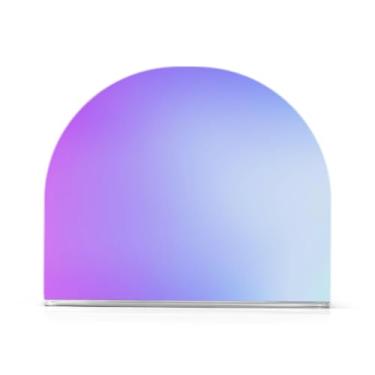 Imagem de Mesa de suporte de guardanapo gradiente de cor rosa, armazenamento de guardanapos de papel em pé, pacote com 2, porta-guardanapos para banheiro