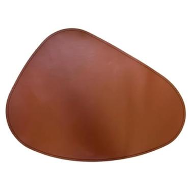 Imagem de Jogo Americano de Couro Souplast Restaurante souplast e Mesa Posta 45cm x 34cm para Jantar e Churrasco Brasileiro(COM 2 PEÇAS)