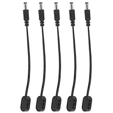 Imagem de Generic Adaptador Preciso de Fonte de Alimentação para Conversor de Clipe de Bateria de 9V para Pedal de Efeito de Guitarra, Qualidade de Som Estável, Conector de Clipe de Bateria de 5 Peças para