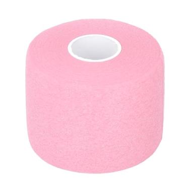 Imagem de Asixxsix Envoltório de Almofada de Aderência de Badminton, 60 Mm de Largura e 20 M de Comprimento PE Filme de Apoio de Fita de Aderência de Raquete de Tênis Com Absorção de Choque Superior (Rosa)