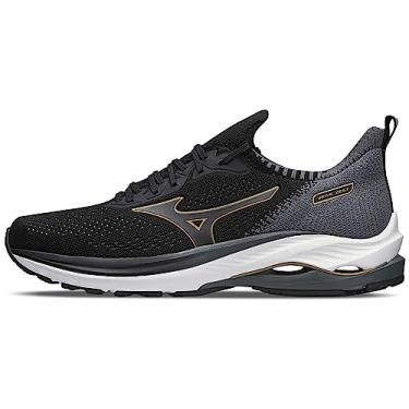 Imagem de Tênis Masculino Mizuno Wave Zest Preto/Cinza 39
