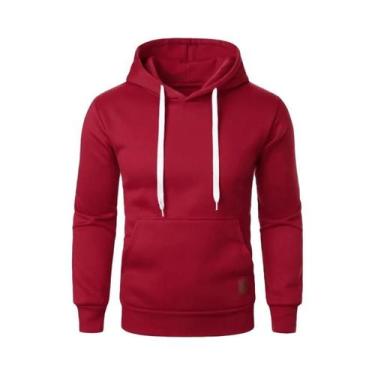 Imagem de Moletom Masculino Leve Com Capuz, Manga Longa, Casual, Estilo Urbano, 