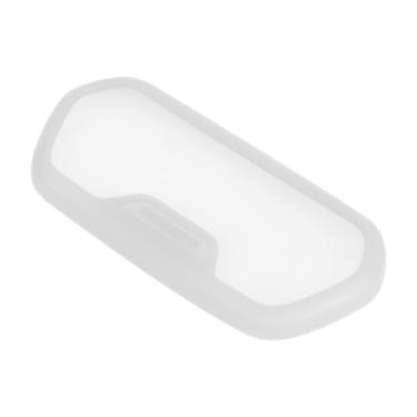 Imagem de oshhni Capa protetora de silicone a arranhões para painel de instrumentos e tela do velocímetro de scooters elétricas E2Pro, Branco