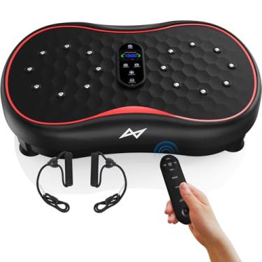 Imagem de AXV Placa vibratória fitness plataforma exercício máquina vibratória agitação corpo inteiro tremor suporte vibratório shake board esporte academia para perda de peso queimador de gordura para mulheres