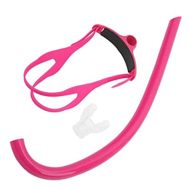 Imagem de Naroote Snorkel de Natação Montado na Frente Com Bocal de Silicone Equipamento de Treinamento Corporal Equilibrado para Mergulho e Natação (#2)