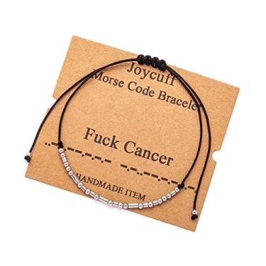 Imagem de Pulseiras inspiradoras com código Morse motivacional memorial de incentivo exclusivo para presentes de aço inoxidável amizade pulseiras de prata ajustáveis para mulheres homens professores irmã mãe