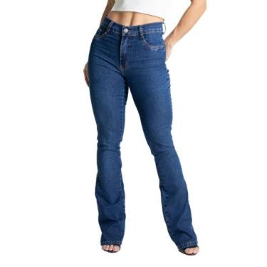 Imagem de Calça Jeans Sawary Boot Cut - 281223 - Azul 44, Azul, 44