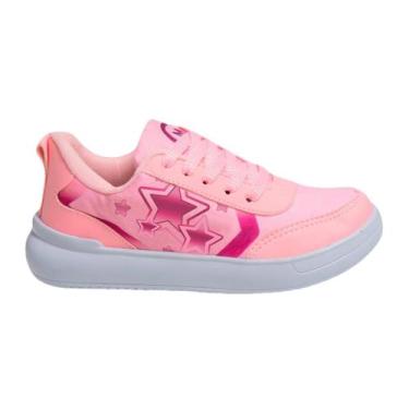 Imagem de Tênis Casual Infantil Jogging Feminino Meninas Leve Escolar Rosa - Clu