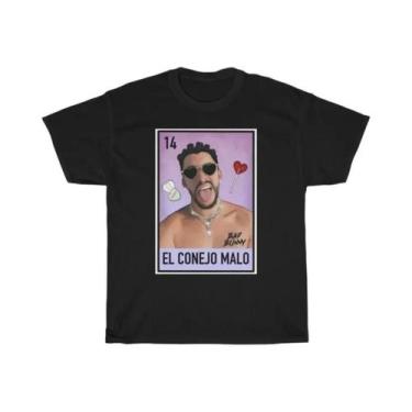 Imagem de Camiseta Unissex Oversized Com Estampa De Cantor De Hip-hop, Gola Redo