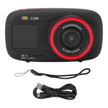 Imagem de EBTOOLS Câmera Digital, 48 MP 2,5K HD Com Tela Frontal de 3 Polegadas e WiFi, Gravação de Vídeo, Foco Automático, Câmera Selfie Compacta de Tela Dupla para Adolescentes, Adultos, (BLACK)