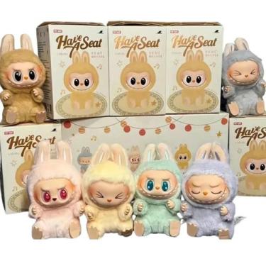 Imagem de Pelúcia MINI LABUBU Chaveiro Boneco 15cm Surpresa 2V Heave a Seat Cole