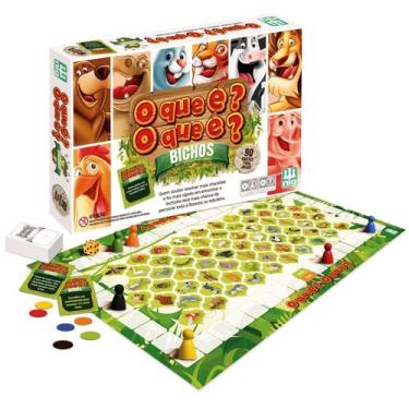 Imagem de Jogo O Que É O Que É Bichos Lince Animais - Nig Brinquedos