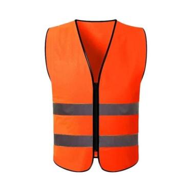 Imagem de Colete De Segurança Refletivo Ajustável Alta Visibilidade Para Corrida