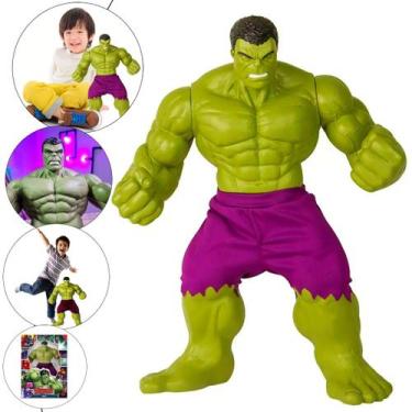 Imagem de Hulk Boneco Gigante Marvel Disney Vingadores O Incrivel Hulk, Verde