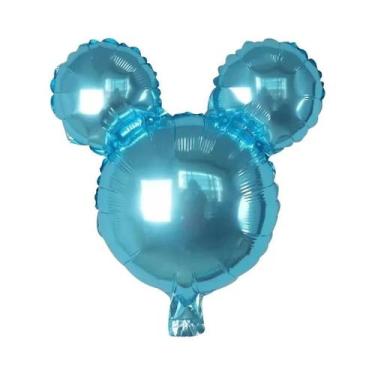 Imagem de Balões Mickey E Minnie Mouse 10pcs 40x40cm Em Papel Alumínio Para Deco