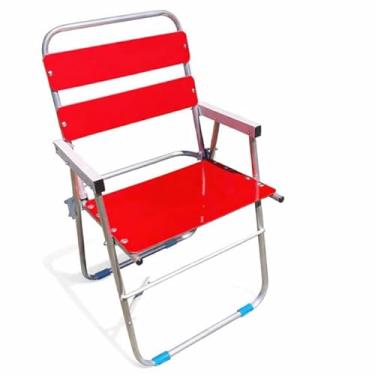 Imagem de Cadeira Dobrável Flamingo M1 Alumínio 100% Ergonômica Alta Leve Brilho - F092