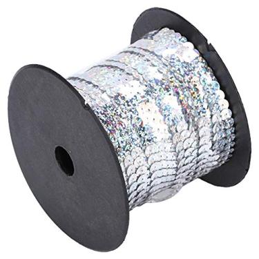 Imagem de Generic Corda de Lantejoulas de Resina Dourada de 6 Mm para Artesanato, Corda de Lantejoulas de 100 Jardas para Roupas/sapatos/decoração (#4)