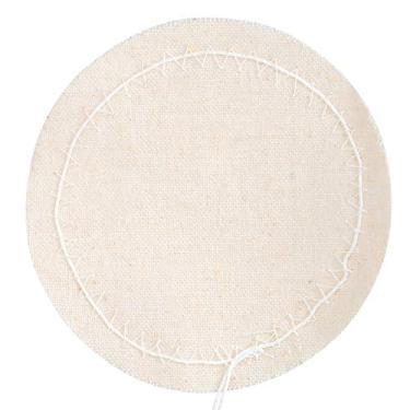 Imagem de Filtros de café, 10 pçs/conjunto de pano de sifão de café, filtro de substituição, filtro de algodão, malha de algodão, filtro seguro, rede para pote de sifão, branco