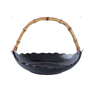 Imagem de Cesta de frutas – Tigela para servir salada – Tigela de frutas de cerâmica, para armazenar e organizar legumes, ovos e muito mais | Cesta de frutas para balcão ou prato de frutas para pendurar