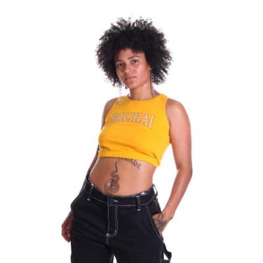 Imagem de Cropped bali hai college big - Bali Company, Amarelo, p