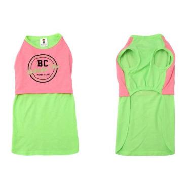 Imagem de Camiseta Puppy Team para Cachorro e Gato Pet - Bichinho Chic, Esmerald