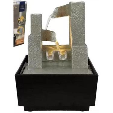 Imagem de Fonte De Água Decorativa 4 Quedas Led De Mesa Chão Bivolt