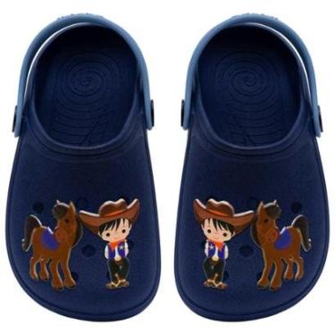 Imagem de Sandalia Babuche Infantil Nº 19 Ao 36 Chinelo Cowboy 12.113-Masculino