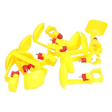 Imagem de LiebeWH Bebedor de Mamilo para Copo de Frango, Bebedor Automático de Aço Inoxidável de Plástico para Tubulação de água G3/4, Ideal para Granjas Avícolas e Galinhas de Quintal