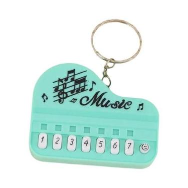 Imagem de Teclado Eletrônico Mini Portátil Compacto Com Chaveiro, Instrumento Mu