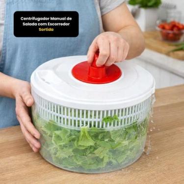 Imagem de Centrifugador Manual de Salada com Escorredor - Sortida - THIKA