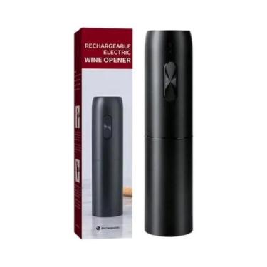 Imagem de Abridor De Vinho Elétrico Recarregável USB 5 Em 1, Saca-rolhas Automát