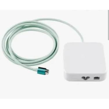 Imagem de Adaptador de energia para iMac de 24 polegadas, 143 W, compatível com M1 M3 M4, com cabo Ethernet, verde