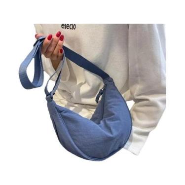 Imagem de Bolsa De Ombro Feminina De Nylon De Grande Capacidade, Prática Para Vi