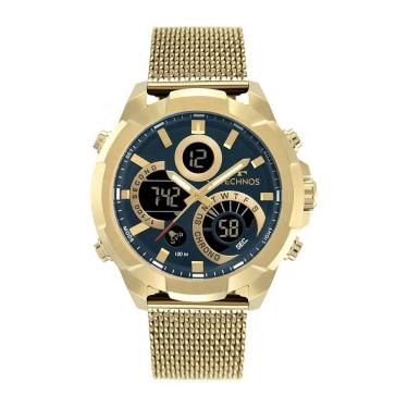 Imagem de Relógio Technos Masculino Digitech Dourado - W23721aae-1a W23721aae-1a