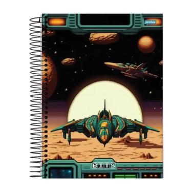 Imagem de Caderno Universitário 1 Matéria 80f Bits Jandaia Nave