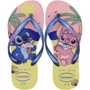 Imagem de Chinelo Menina Havaiavas Slim Stitch 4150265 - Havaianas, Rosa, 29