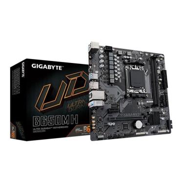 Imagem de Placa-Mãe Gigabyte B650M H, AMD, Micro ATX, Preto - B650M H-Unissex
