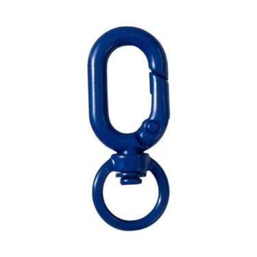 Imagem de Fechos De Lagosta Metálicos Coloridos 5 Peças Giratórios Para Cordões,