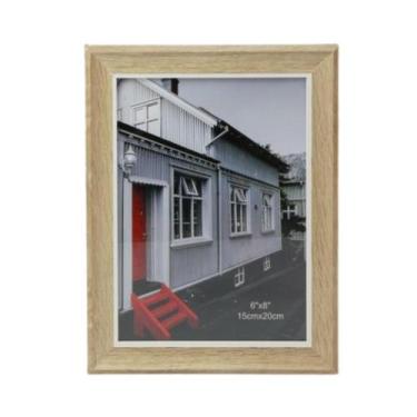 Imagem de Porta Retrato Plástico 15x20 Moldura Dual Color Decorativa - Genérico