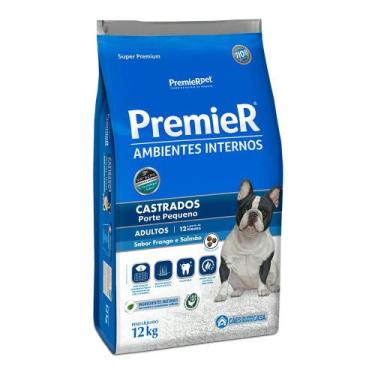 Imagem de Ração Seca Premier Ambientes Internos Frango E Salmão Para Cães Adulto
