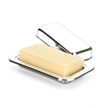 Imagem de Pote Para Manteiga Mantegueira Toda De Aço Inox Geladeira