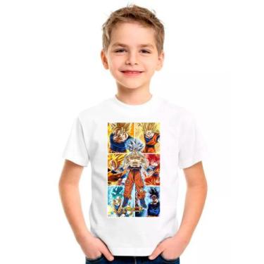 Imagem de Camiseta Desenho DRAGON BALL Z Moda Infantil Roupa Criança 02 - DESIGN