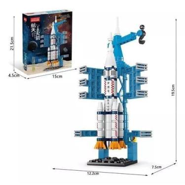 Imagem de Blocos De Montar Foguete Espacial Compatível Peças 130 premium - CHOIC