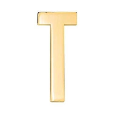 Imagem de Adesivos De Números De Casa Em Metal Autoadesivos 7x3cm Letras Do Alfa