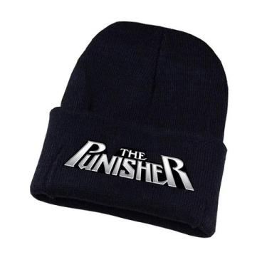 Imagem de Gorro de inverno Knitted Hat Punishers Anime para adultos e crianças -