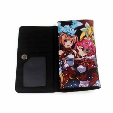 Imagem de Carteira Anime Characters Slim Bifold Wallet 20x10cm PU - Yiweisai