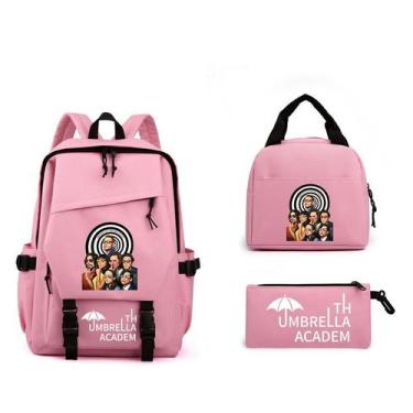 Imagem de Conjunto de mochilas Academy's Anime School, 3 peças com guarda-chuva 